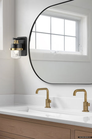 Urban Ambiance - Bath Light - UHP4471 Industrial Indoor Bath Light, 8 - 5/8''H x 6 - 3/8