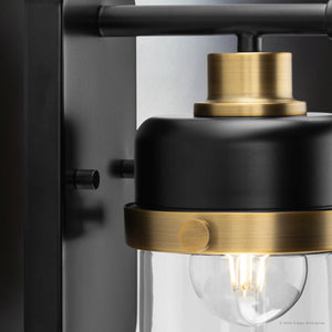 Urban Ambiance - Bath Light - UHP4471 Industrial Indoor Bath Light, 8 - 5/8''H x 6 - 3/8