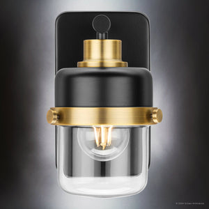 Urban Ambiance - Bath Light - UHP4471 Industrial Indoor Bath Light, 8 - 5/8''H x 6 - 3/8