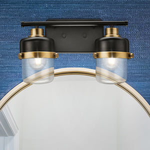 Urban Ambiance - Bath Light - UHP4473 Industrial Indoor Bath Light, 8 - 3/8''H x 6 - 3/8