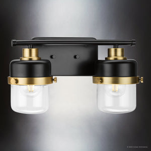 Urban Ambiance - Bath Light - UHP4473 Industrial Indoor Bath Light, 8 - 3/8''H x 6 - 3/8