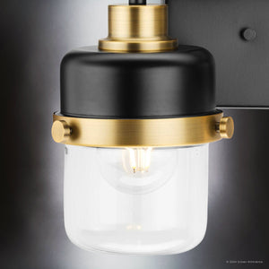 Urban Ambiance - Bath Light - UHP4473 Industrial Indoor Bath Light, 8 - 3/8''H x 6 - 3/8