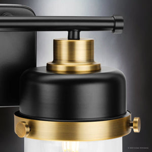 Urban Ambiance - Bath Light - UHP4473 Industrial Indoor Bath Light, 8 - 3/8''H x 6 - 3/8
