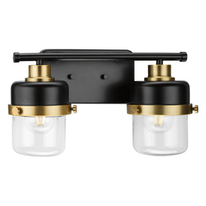 Urban Ambiance - Bath Light - UHP4473 Industrial Indoor Bath Light, 8 - 3/8''H x 6 - 3/8