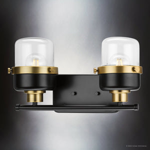 Urban Ambiance - Bath Light - UHP4473 Industrial Indoor Bath Light, 8 - 3/8''H x 6 - 3/8