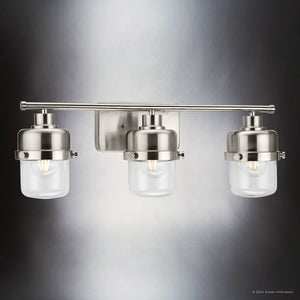 Urban Ambiance - Bath Light - UHP4474 Industrial Indoor Bath Light, 8 - 3/8''H x 6 - 3/8