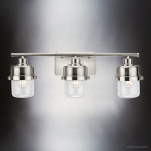 Urban Ambiance - Bath Light - UHP4474 Industrial Indoor Bath Light, 8 - 3/8''H x 6 - 3/8