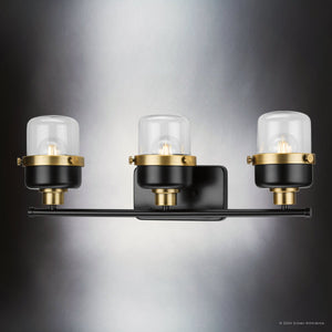 Urban Ambiance - Bath Light - UHP4475 Industrial Indoor Bath Light, 8 - 3/8''H x 6 - 3/8