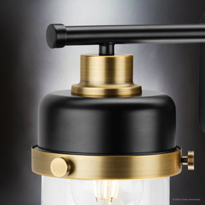 Urban Ambiance - Bath Light - UHP4475 Industrial Indoor Bath Light, 8 - 3/8''H x 6 - 3/8