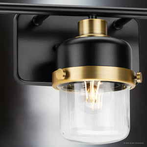 Urban Ambiance - Bath Light - UHP4475 Industrial Indoor Bath Light, 8 - 3/8''H x 6 - 3/8