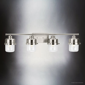 Urban Ambiance - Bath Light - UHP4476 Industrial Indoor Bath Light, 8 - 3/8''H x 6 - 3/8