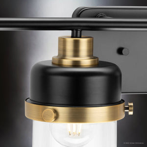 Urban Ambiance - Bath Light - UHP4477 Industrial Indoor Bath Light, 8 - 3/8''H x 6 - 3/8