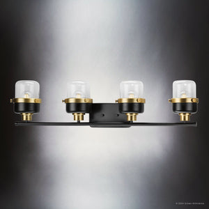 Urban Ambiance - Bath Light - UHP4477 Industrial Indoor Bath Light, 8 - 3/8''H x 6 - 3/8