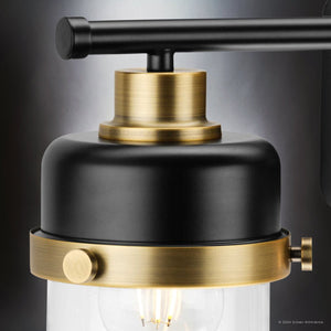 Urban Ambiance - Bath Light - UHP4477 Industrial Indoor Bath Light, 8 - 3/8''H x 6 - 3/8