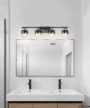 Urban Ambiance - Bath Light - UHP4477 Industrial Indoor Bath Light, 8 - 3/8''H x 6 - 3/8