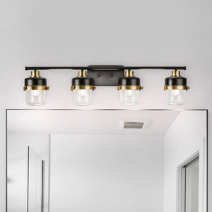 Urban Ambiance - Bath Light - UHP4477 Industrial Indoor Bath Light, 8 - 3/8''H x 6 - 3/8