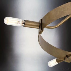 Urban Ambiance - Ceiling Light - UHP4481 Modern Farmhouse Indoor Ceiling Light, 7 - 1/2''H x 22 - 1/2