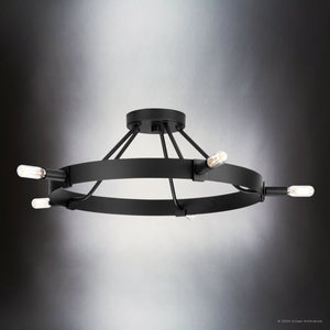 Urban Ambiance - Ceiling Light - UHP4482 Modern Farmhouse Indoor Ceiling Light, 7 - 1/2''H x 22 - 1/2