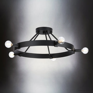 Urban Ambiance - Ceiling Light - UHP4482 Modern Farmhouse Indoor Ceiling Light, 7 - 1/2''H x 22 - 1/2