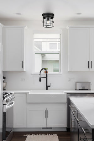 Urban Ambiance - Ceiling Light - UHP4491 Modern Indoor Ceiling Light, 8 - 7/8''H x 8 - 7/8