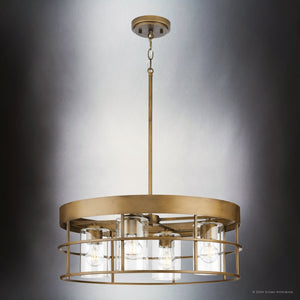 Urban Ambiance - Chandelier - UHP4492 Modern Indoor Chandelier, 9''H x 23 - 3/4
