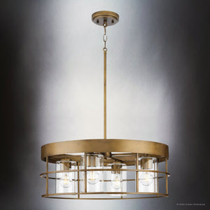 Urban Ambiance - Chandelier - UHP4492 Modern Indoor Chandelier, 9''H x 23 - 3/4