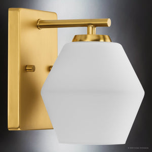 Urban Ambiance - Bath Light - UHP4511 Mid Century Modern Indoor Bath Light, 8''H x 7