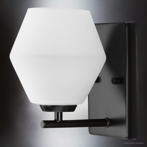 Urban Ambiance - Bath Light - UHP4512 Mid Century Modern Indoor Bath Light, 8''H x 7