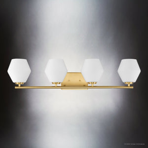 Urban Ambiance - Bath Light - UHP4520 Mid Century Modern Indoor Bath Light, 7 - 1/2''H x 7