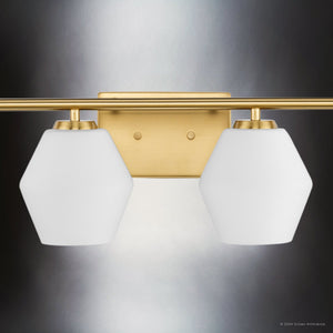 Urban Ambiance - Bath Light - UHP4520 Mid Century Modern Indoor Bath Light, 7 - 1/2''H x 7