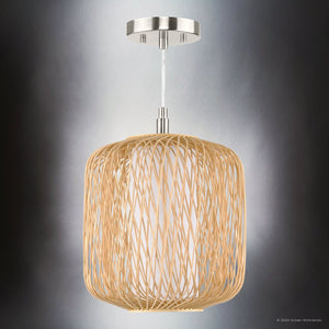 Urban Ambiance - Pendant - UHP4530 Natural Indoor Pendant, 14''H x 10