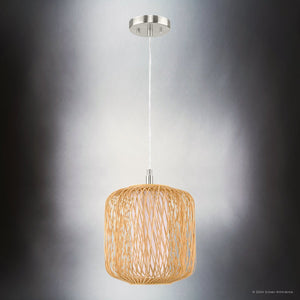 Urban Ambiance - Pendant - UHP4530 Natural Indoor Pendant, 14''H x 10
