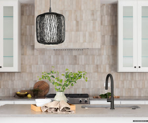 Urban Ambiance - Pendant - UHP4531 Natural Indoor Pendant, 14''H x 10