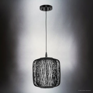 Urban Ambiance - Pendant - UHP4531 Natural Indoor Pendant, 14''H x 10