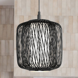 Urban Ambiance - Pendant - UHP4531 Natural Indoor Pendant, 14''H x 10