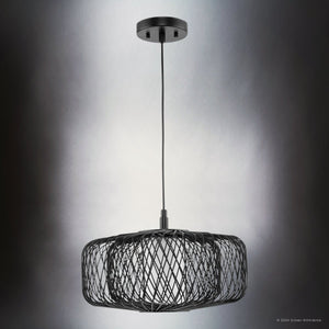 Urban Ambiance - Pendant - UHP4533 Natural Indoor Pendant, 10''H x 16