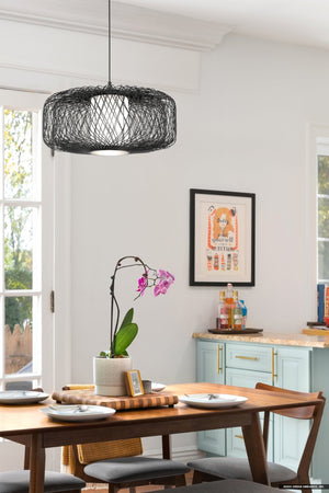 Urban Ambiance - Pendant - UHP4533 Natural Indoor Pendant, 10''H x 16
