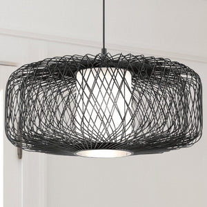 Urban Ambiance - Pendant - UHP4533 Natural Indoor Pendant, 10''H x 16