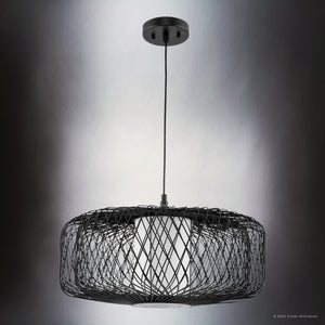 Urban Ambiance - Pendant - UHP4535 Natural Indoor Pendant, 12''H x 22