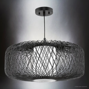 Urban Ambiance - Pendant - UHP4535 Natural Indoor Pendant, 12''H x 22