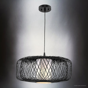 Urban Ambiance - Pendant - UHP4535 Natural Indoor Pendant, 12''H x 22
