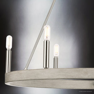 Urban Ambiance - Chandelier - UHP4564 Modern Indoor Chandelier, 28 - 1/4''H x 30