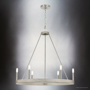 Urban Ambiance - Chandelier - UHP4564 Modern Indoor Chandelier, 28 - 1/4''H x 30
