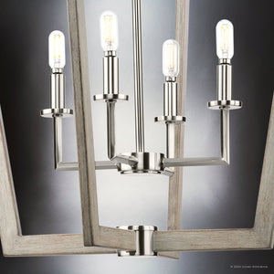 Urban Ambiance - Chandelier - UHP4568 Modern Indoor Chandelier, 30 - 7/8''H x 24