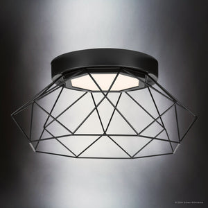 Urban Ambiance - Ceiling Light - UHP4580 Minimalist Indoor Ceiling Light, 8''H x 18