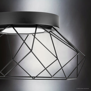 Urban Ambiance - Ceiling Light - UHP4580 Minimalist Indoor Ceiling Light, 8''H x 18