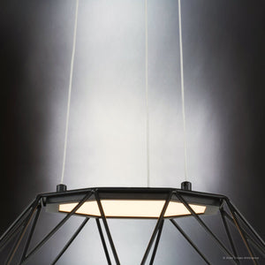 Urban Ambiance - Pendant - UHP4581 Minimalist Indoor Pendant, 9 - 5/16''H x 17 - 15/16