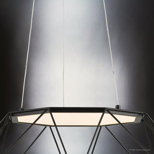 Urban Ambiance - Pendant - UHP4582 Minimalist Indoor Pendant, 12 - 5/16''H x 27 - 1/8