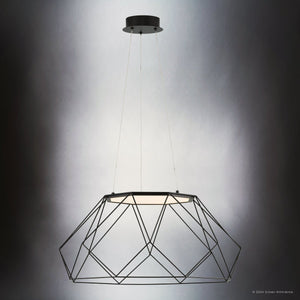 Urban Ambiance - Pendant - UHP4582 Minimalist Indoor Pendant, 12 - 5/16''H x 27 - 1/8