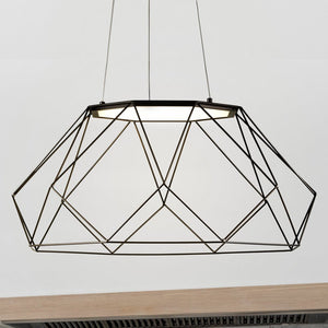 Urban Ambiance - Pendant - UHP4582 Minimalist Indoor Pendant, 12 - 5/16''H x 27 - 1/8